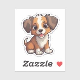 Cartoon-Hunde-Abbildung Aufkleber