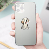 Cartoon-Hunde-Abbildung Aufkleber (Telefon)