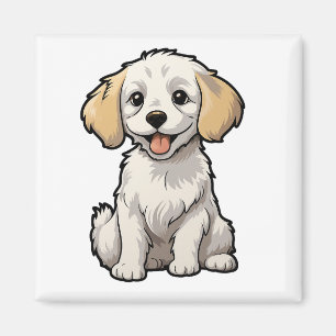 Cartoon-Hunde-Abbildung Magnet