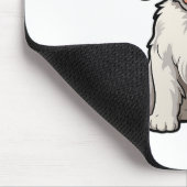 Cartoon-Hunde-Abbildung Mousepad (Ecke)