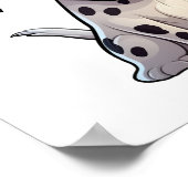 Cartoon-Hunde-Abbildung Poster (Ecke)