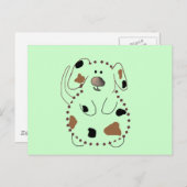 Cartoon-Hundet-shirts und -geschenke Postkarte (Vorne/Hinten)