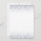 Cartoon Ice Birthday Burg 1. Party Einladung (Rückseite)