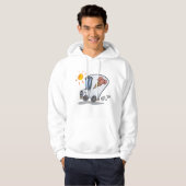 Cartoon Ice Cream Truck Spaß Sommerabend Hoodie (Vorne ganz)