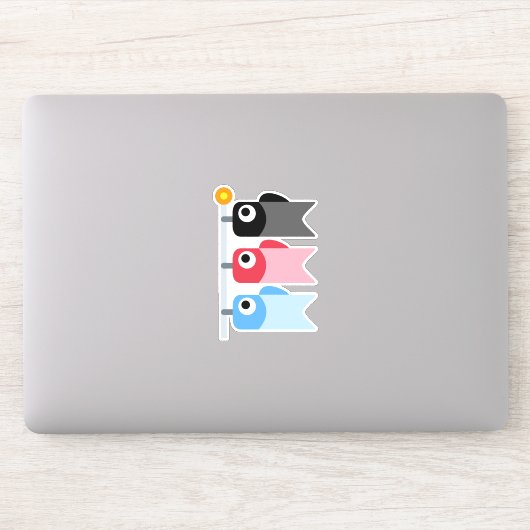 Cartoon Icon Koinobori Aufkleber (Computer)