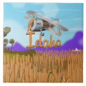 Cartoon Idaho Crop Fliese (Vorderseite)