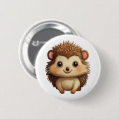 Cartoon-Igel-Abbildung Button (Vorne & Hinten)