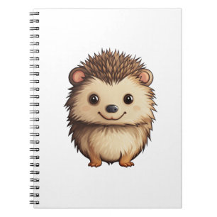 Cartoon-Igel-Abbildung Notizblock