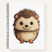 Cartoon-Igel-Abbildung Notizblock (Vorderseite)