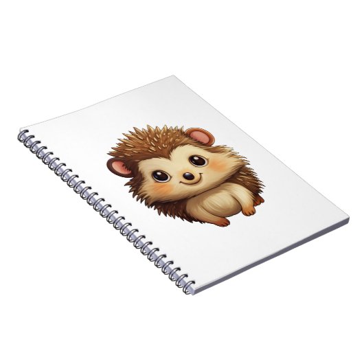 Cartoon-Igel-Abbildung Notizblock (Rechte Seite)
