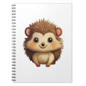 Cartoon-Igel-Abbildung Notizblock (Vorderseite)
