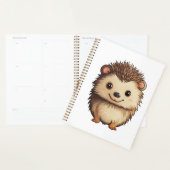 Cartoon-Igel-Abbildung Planer (Anzeige)