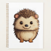 Cartoon-Igel-Abbildung Planer (Vorderseite)