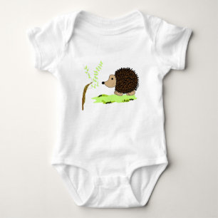 Cartoon Igel Baby Strampler