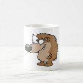 Cartoon Igel Brown Animal Coffee Tasse (Mittel)