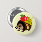 Cartoon Igel Button (Vorne & Hinten)