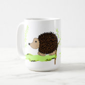 Cartoon Igel Kaffeetasse (Vorderseite Links)