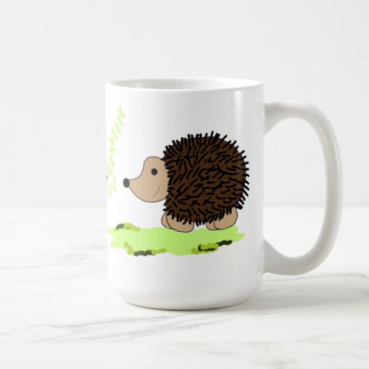 Cartoon Igel Kaffeetasse (Rechts)
