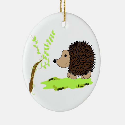 Cartoon Igel Keramik Ornament (Rechts)