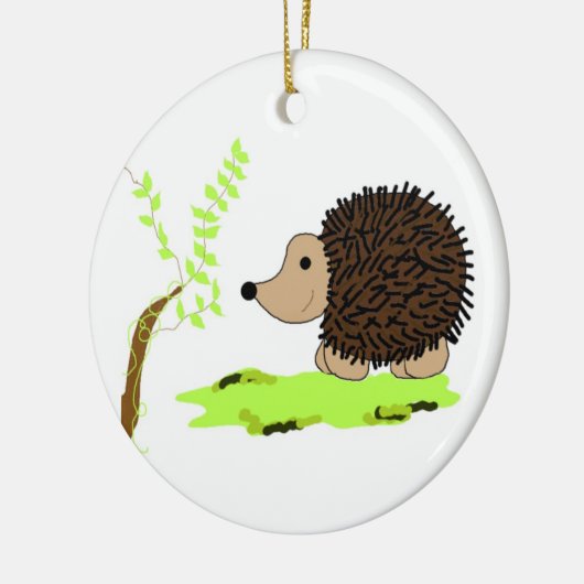 Cartoon Igel Keramik Ornament (Links)