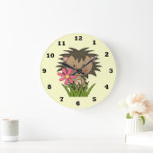 Cartoon Igel KinderwandtUhr Große Wanduhr (Zuhause)