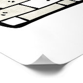 Cartoon Iglu Poster (Ecke)