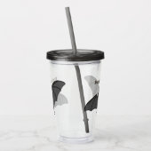 Cartoon-Illustration Acryltrinkbecher (Links)