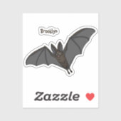 Cartoon-Illustration Aufkleber (Blatt)