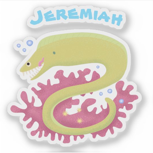 Cartoon-Illustration Aufkleber (Vorderseite)