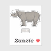 Cartoon-Illustration Aufkleber (Blatt)