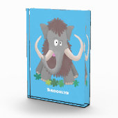 Cartoon-Illustration aus Wolle Fotoblock (Rechts)