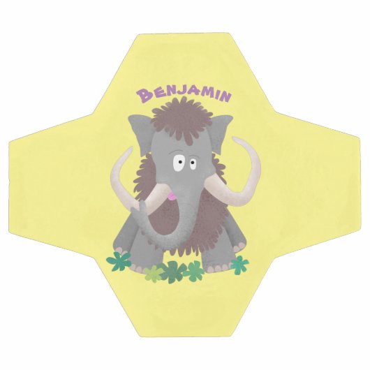 Cartoon-Illustration aus Wolle Fußball (Flach)