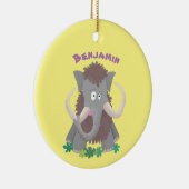 Cartoon-Illustration aus Wolle Keramik Ornament (Rechts)