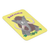 Cartoon-Illustration aus Wolle Magnet (Rechte Seite)