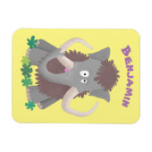 Cartoon-Illustration aus Wolle Magnet (Horizontal)