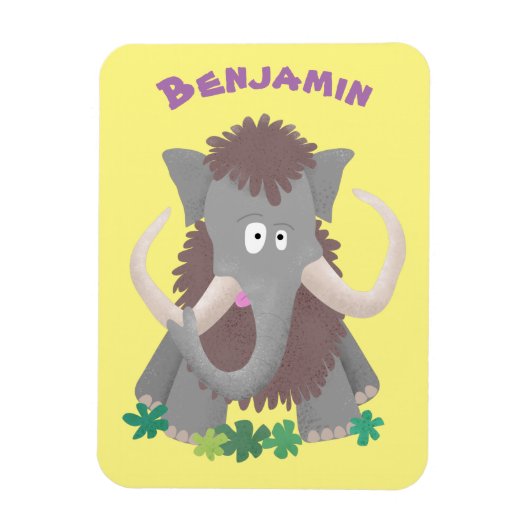 Cartoon-Illustration aus Wolle Magnet (Vertikal)