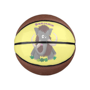 Cartoon-Illustration aus Wolle Mini Basketball