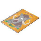 Cartoon-Illustration aus Wolle Notizblock (Linke Seite)