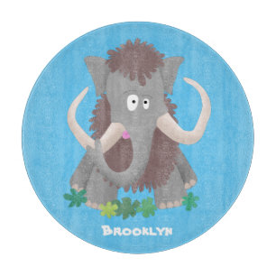 Cartoon-Illustration aus Wolle Schneidebrett