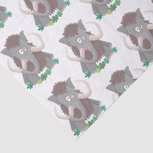 Cartoon-Illustration aus Wolle Seidenpapier (Ausschnitt)