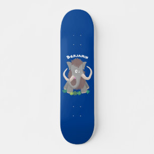 Cartoon-Illustration aus Wolle Skateboard