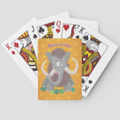 Cartoon-Illustration aus Wolle Spielkarten (Rückseite)