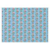 Cartoon-Illustration aus Wolle Tischdecke (Vorderseite (Horizontal))