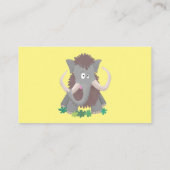 Cartoon-Illustration aus Wolle Visitenkarte (Rückseite)