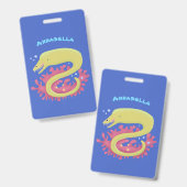 Cartoon-Illustration Ausweis (Vorder- & Rückseite)