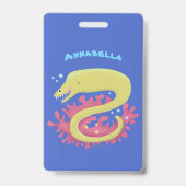 Cartoon-Illustration Ausweis (Rückseite)