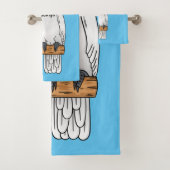 Cartoon-Illustration Badhandtuch Set (Insitu)