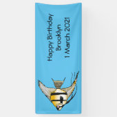 Cartoon-Illustration Banner (Vertikal)