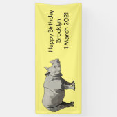 Cartoon-Illustration Banner (Vertikal)