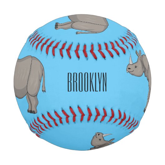 Cartoon-Illustration Baseball (Vorderseite)